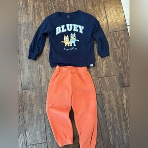 BLUEY set- gap top